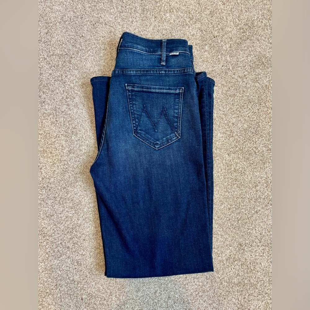 MOTHER Blue Flare & Wide Leg Jeans - Picture 6 of 9
